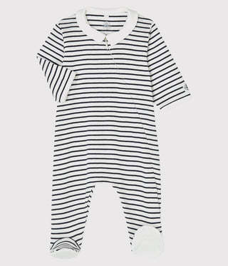 Babies' Knitted Zipper Pyjamas