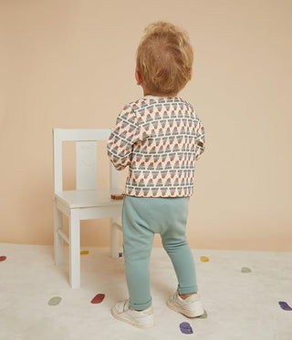 Babies' Thick Striped Jersey Trousers