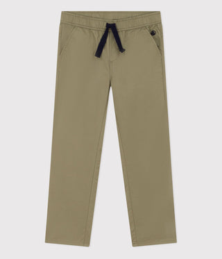 Boys' Regular Cotton Serge Trousers