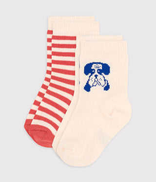 Babies' Dog Patterned Socks - 2-Pack