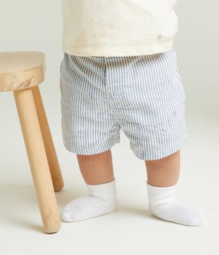 Babies' Striped Seersucker Shorts