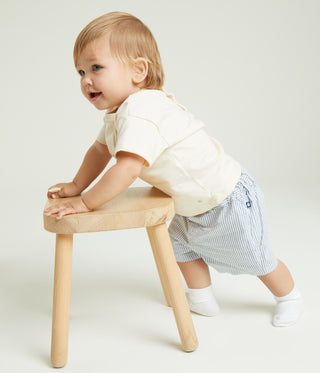 Babies' Striped Seersucker Shorts