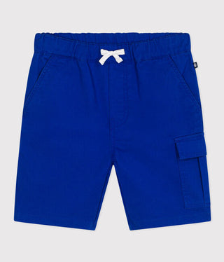 Boys' Cotton Canvas Bermuda Shorts