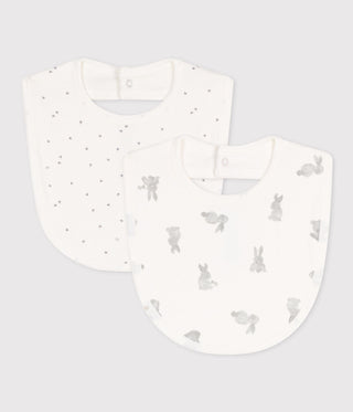 Cotton Baby Bibs - Pack of 2