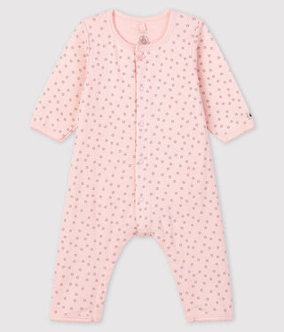 Baby Girls' Starry Footless Organic Cotton Bodyjama
