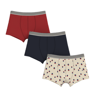 Boys' Cotton Boxer Shorts - 3-Pack