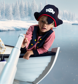 Children's Long-Sleeved Cotton Pirate Costume Pyjamas