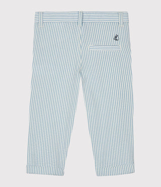 BABY BOYS' SEERSUCKER TROUSERS