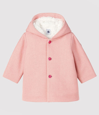 GIRL'S COAT IN WOOL FABRIC