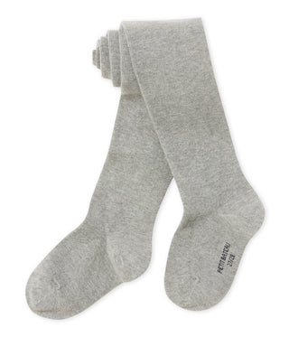 Girls' Plain Cotton Tights