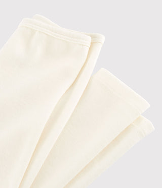 Unisex Plain Wool/Cotton Leggings