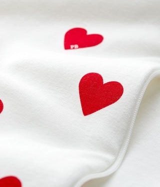 Babies' Heart Patterned Cotton Sleeping Bag