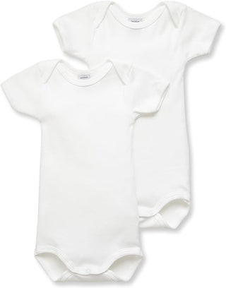 Babies' Short-Sleeved Bodysuit - 2-Piece Set