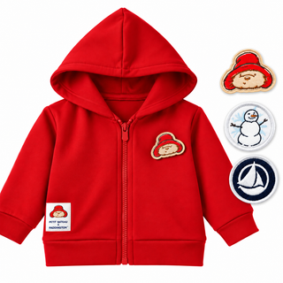 Babies’ Paddington Fleece Jacket with Interchangeable Patches