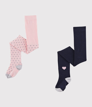 GIRLS' TIGHTS - 2-PACK