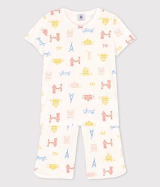 Girls' Paris Cotton Short Pyjamas