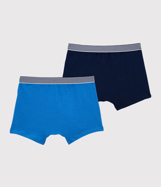 BOYS COTTON AND ELASTANE BOXER SHORTS - 2-PACK