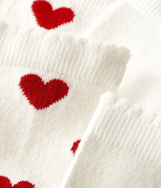 Girls' Heart Printed Socks - 2-Pack