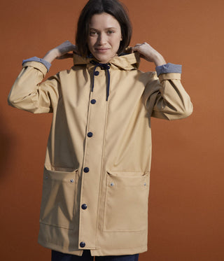Adult Iconic Recycled Fabric and Organic Cotton Raincoat