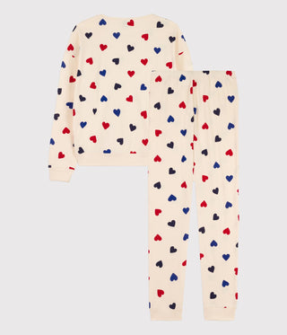 Women's Heart Themed Cotton Pyjamas