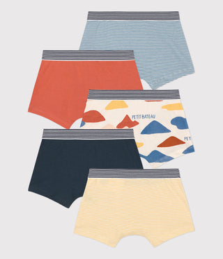 Boys' Cotton Boxer Shorts - 5-Pack