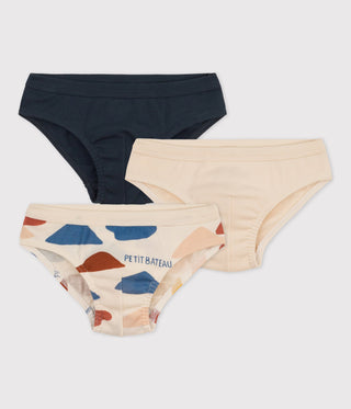 BOYS' COTTON BRIEFS - 3-PACK