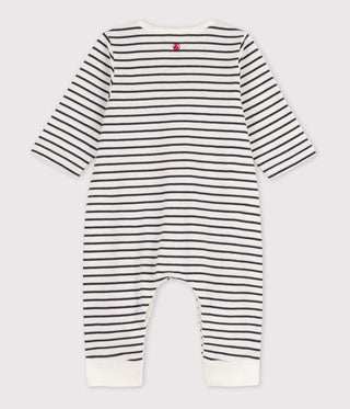 Babies' Striped Organic Cotton Long Playsuit