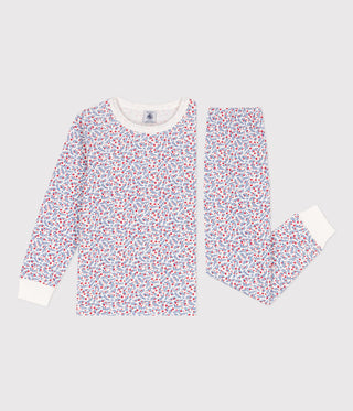 Girls' Floral Cotton Pyjamas