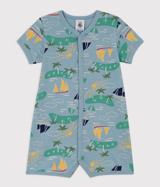 Babies' Explorer Themed Cotton Playsuit