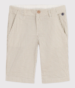 Boys' Seersucker Bermuda Shorts