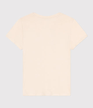Women's Straight Round-Neck Cotton T-Shirt