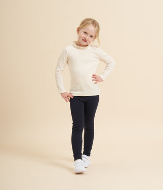 Girls' Cotton and Elastane Jeggings