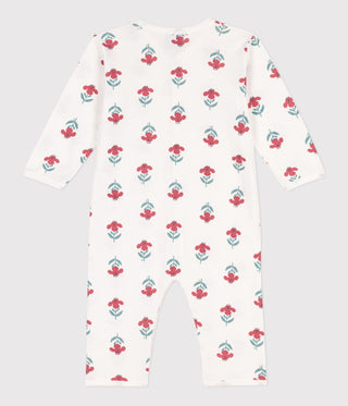 Floral Footless Cotton Sleepsuit