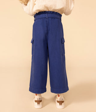 Girls' Lyocell wide leg trousers