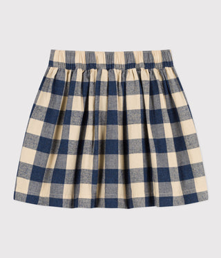 Girls' Cotton Flannel Skater Skirt