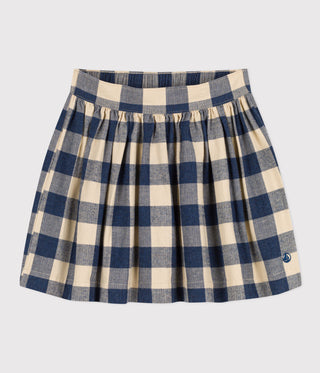 Girls' Cotton Flannel Skater Skirt