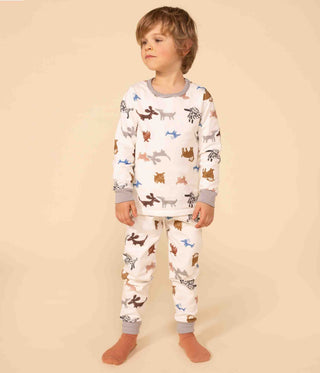 Children's Unisex Dog Fancy Dress Fleece Pyjamas