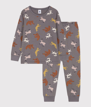 Children's Unisex Animal Fleece Pyjamas