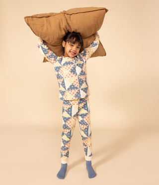 Girls' Patchwork Cotton Pyjamas