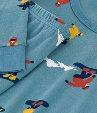 Boys' Snowboard Cotton Pyjamas