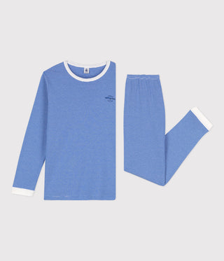 CHILDREN'S UNISEX PINSTRIPED COTTON PYJAMAS