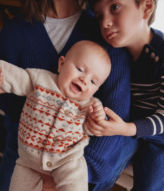 Babies' Patterned Knit Outfit
