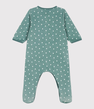 Babies' Starry Velour Pyjamas