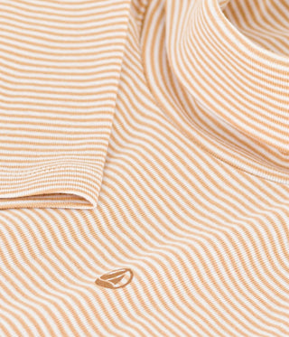 Children's Unisex Stripy Cotton Polo Neck