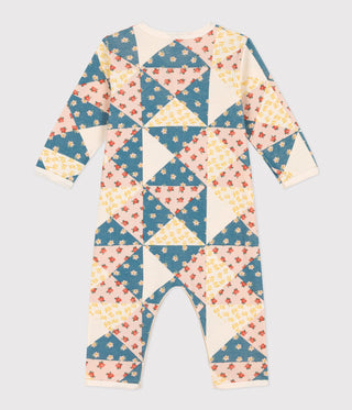 Babies' Footless Patchwork Cotton Pyjamas