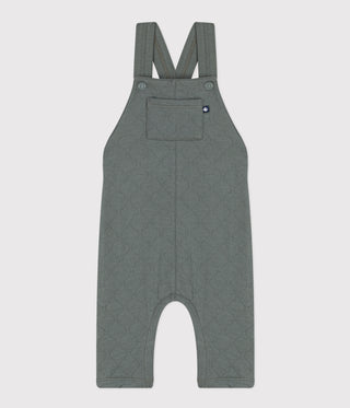Babies' Quilted Tube-Knit Dungarees