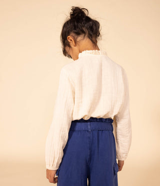 Girls' Cotton Gauze Blouse