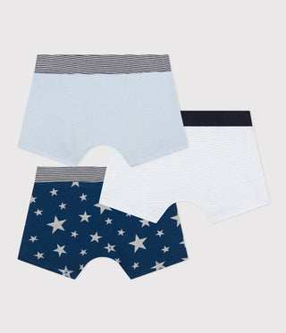 Boys' Star Cotton Boxer Shorts - 3-Pack