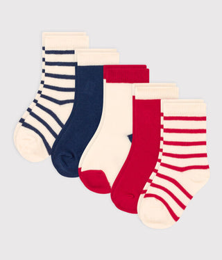 Babies' Stripy Socks - 5-Pack