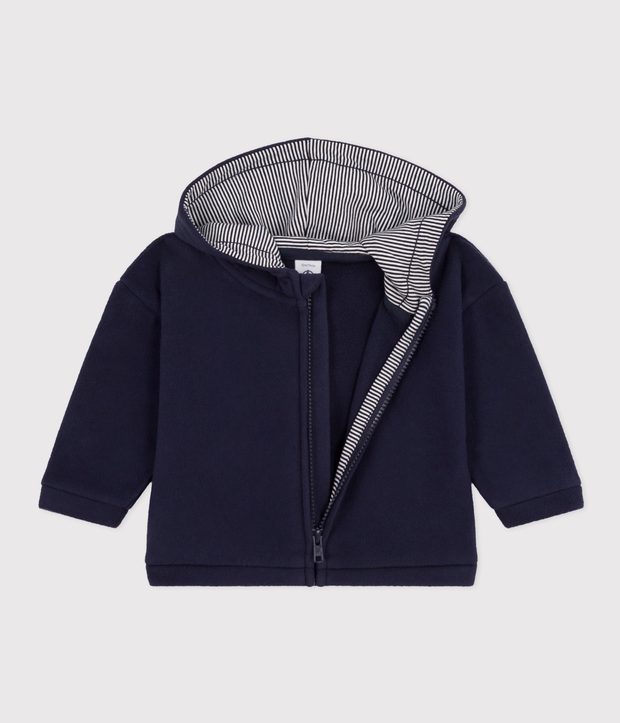 Baby zip shop up fleece